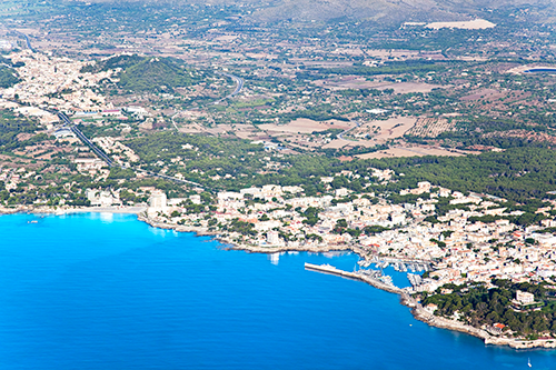 Foto aèrea Capdepera i Cala Rajada