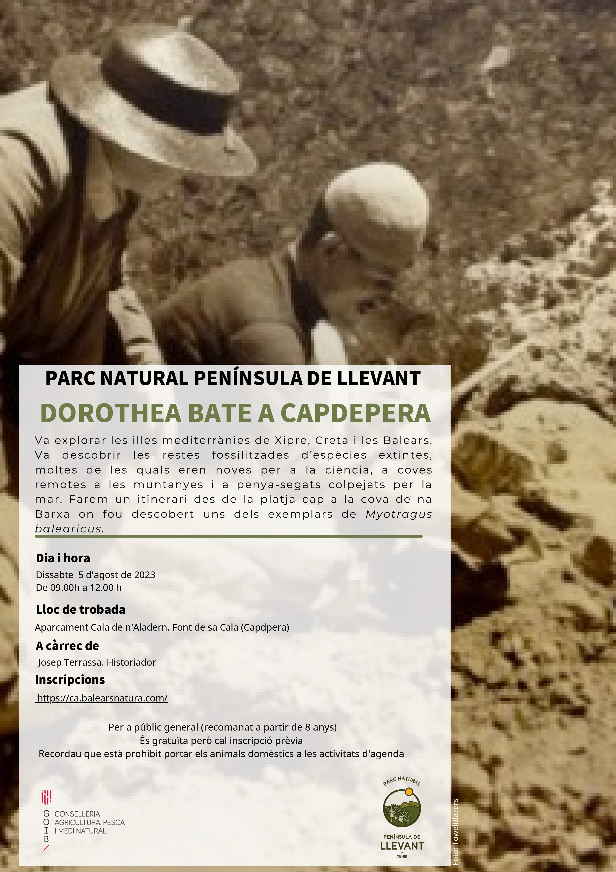 Dorothea Bate a Capdepera