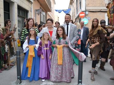 Mari Germa Melis inaugura el Mercat Medieval amb el pregó