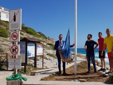 Cala Mesquida guanya la bandera Ecoplayas