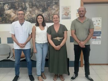 Representants de la conselleria amb la nostra regidora