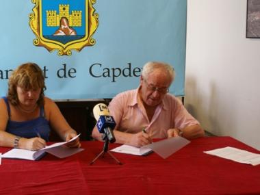 CONVENI ENTRE EL CONSELL DE MALLORCA I L’AJUNTAMENT DE CAPDEPERA PER DUR A TERME LA RECOLLIDA SELECTIVA DE PAPER CARTÓ, ENVASOS DE VIDRE I ENVASOS LLEUGERS A GENERADORS SINGULARS QUALIFICATS. 