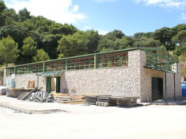 El gimnàs de s’Alzinar està en plena reforma