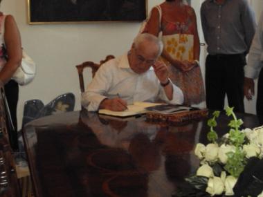 Acto inaugural de los jardines de la Fundación Bartolomé March Servera