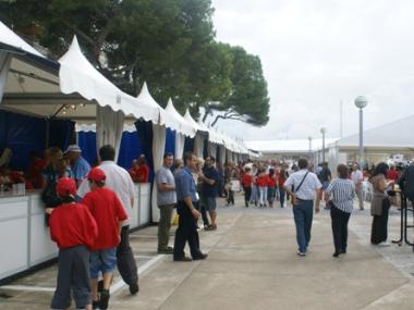 La Mostra de la Llampuga continua sent un èxit tot i la pluja