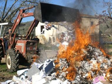 Destruïts els objectes intervinguts per la Policia Local 