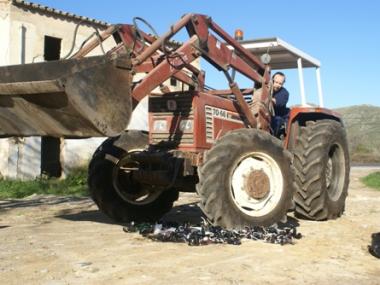 Destruïts els objectes intervinguts per la Policia Local 