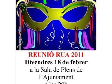 Reunió informativa per comparses de la rua 2011
