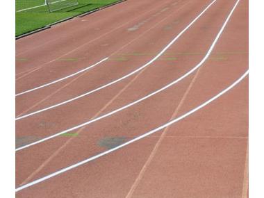La pista d'atletisme està preparada