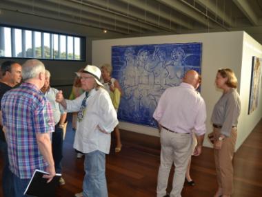 Joan Bennàssar inaugura ‘On rompen les ones’ al Centre Cap Vermell