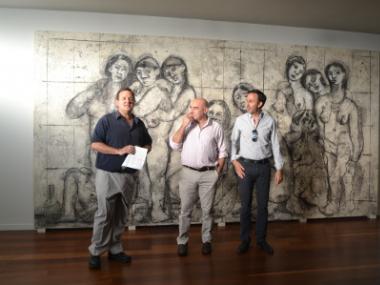 Joan Bennàssar inaugura ‘On rompen les ones’ al Centre Cap Vermell