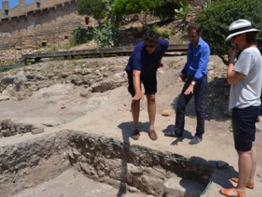Les restes arqueològiques trobades al Castell pertanyen al segle XVIII