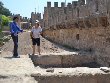 Les restes arqueològiques trobades al Castell pertanyen al segle XVIII