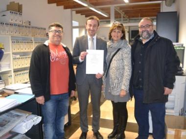 L’Obreria de Sant Antoni convida el batle a la festa