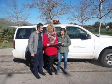  Els tècnics de la Conselleria de Medi Ambient visiten Capdepera per cercar una ubicació des d’on llençar els focs artificials de les festes de Sant Bartomeu