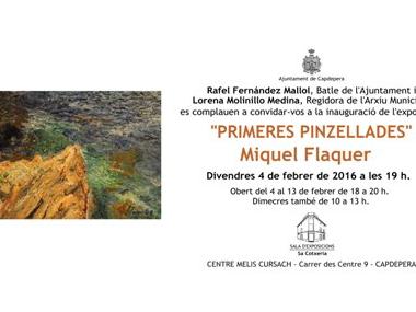 Exposició 'Primeres pinzellades' al Centre Melis