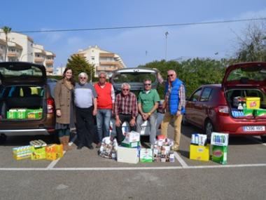 Donació d’aliments al departament de Serveis Socials