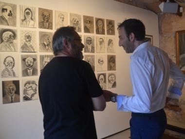 Jesús Ballester inaugura l’exposició ‘L’etern present’ al Centre Melis Cursach