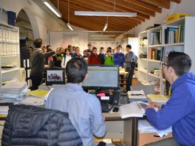 Els alumnes de 1r d’ESO visiten l’Ajuntament de Capdepera
