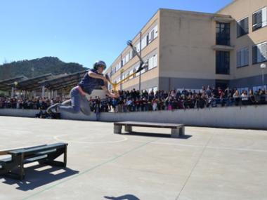 L’IES Capdepera celebra la primera competició d’scooter organitzada per alumnes