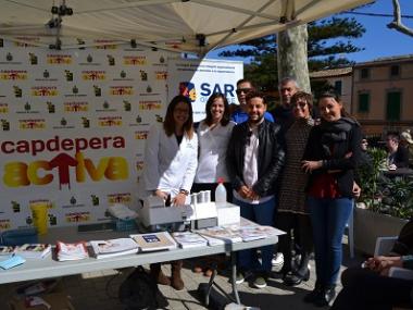 El Servei Municipal d’Esports munta una parada de Salut al mercat de Capdepera