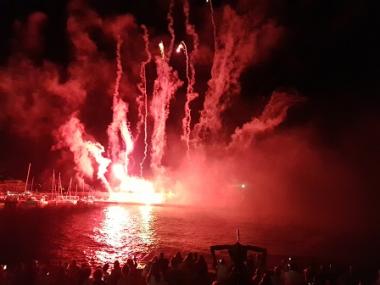 Final de festes de Sant Roc amb el piromusical i el jazz