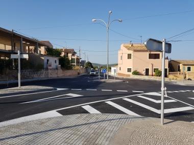 S’acaba l’obra de millora de l’encreuament del carrer Baltasar Coves amb Gómez Ulla