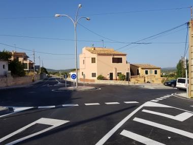 S’acaba l’obra de millora de l’encreuament del carrer Baltasar Coves amb Gómez Ulla