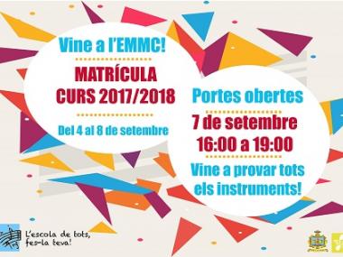 Matrícules a l'Escola Municipal de Música 