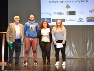 Trenta-un estudiants gabellins s’emporten un ajut econòmic pel seu bon rendiment acadèmic a la Universitat