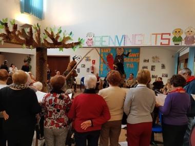 Els dimonis visiten el Centre de Dia i la residència de Font de sa Cala