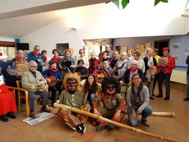 Els dimonis visiten el Centre de Dia i la residència de Font de sa Cala