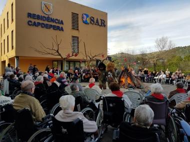 Els dimonis visiten el Centre de Dia i la residència de Font de sa Cala