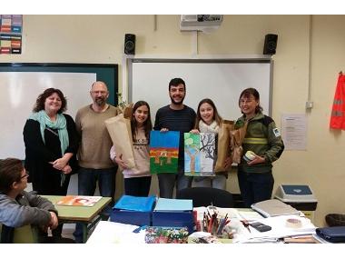  Els nins i nines de S’Auba i S’Alzinar reben els premis del concurs de dibuix  ‘Ni 1 foc al bosc’