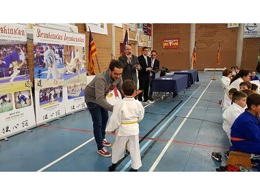 Exhibició i competició de Judo en edat escolar dins la Fira de l'Esport i la Salut