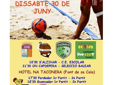 Torneig de futbol platja