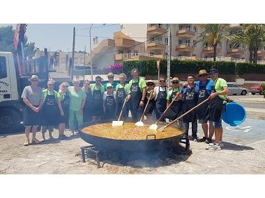 Sus a les festes d'El Carme amb la paella