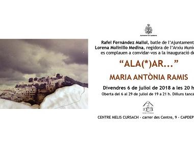 Inauguració de l'exposició 'Ala(*)ar' de Mª Antònia Ramis 