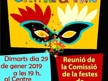 Reunió de la Comissió de festes de Carnaval