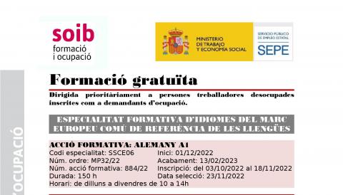 SOIB formació i ocupació.