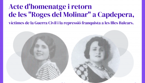 Acte d'homenatge i retorn de les rotjes del molinar victimes de la