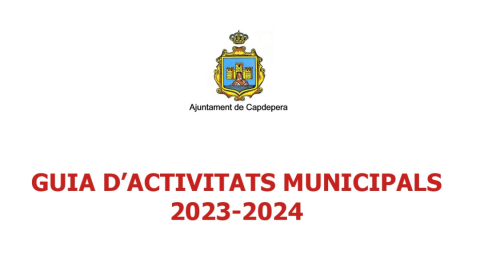 Activitats municipals Capdepera 2023-2024