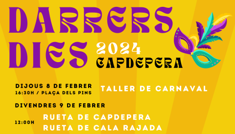 Cartell Darrers Dies Capdepera 2024