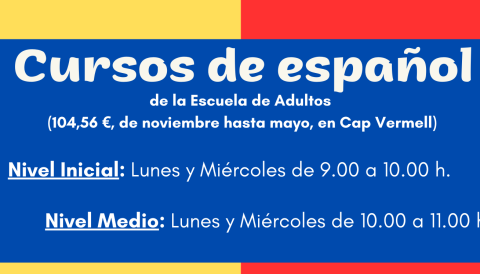 CURSOS I TALLERS DE L'ESCOLA D'ADULTS