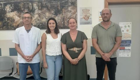 Representants de la conselleria amb la nostra regidora