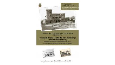 Conferència "El turisme abans del turisme"