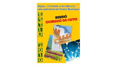 Reunió comissió de festes