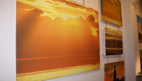Inauguració de l'exposició a Ca'n Creu