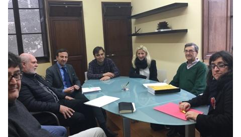El batle de Capdepera es reuneix amb Patrimoni per parlar del vial peatonal que unirà Canyamel amb Sa Font de sa Cala 