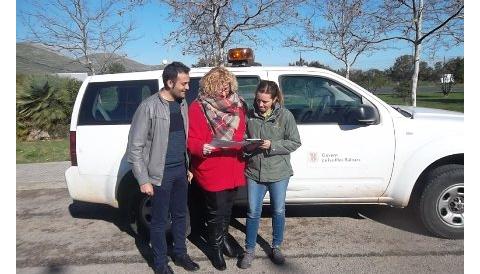  Els tècnics de la Conselleria de Medi Ambient visiten Capdepera per cercar una ubicació des d’on llençar els focs artificials de les festes de Sant Bartomeu